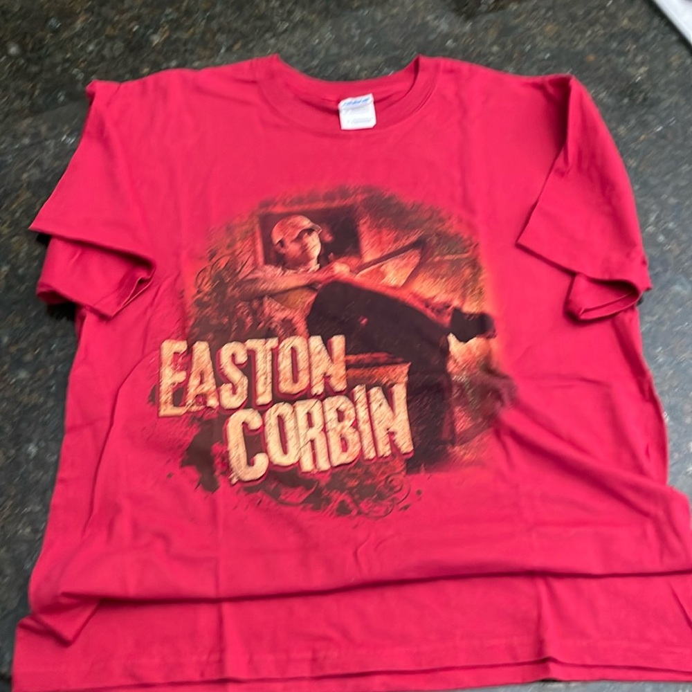 Easton Corbin concert T shirt size large new
